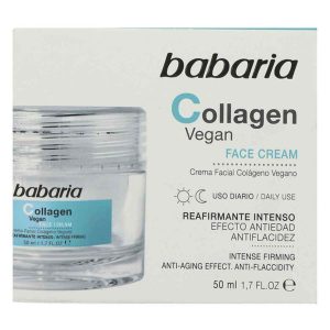 کرم سفت کننده و ضد چروک صورت باباریا مدل COLLAGEN VEGAN