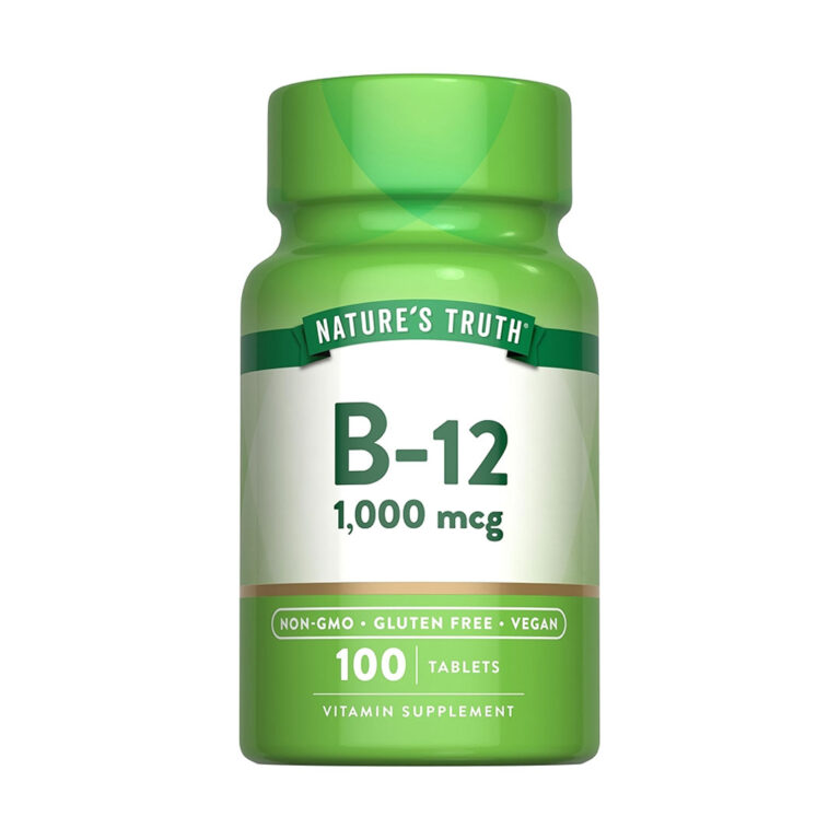 قرص B12 نیچرز تروث 1000mcg با طعم میوه 100 عددی