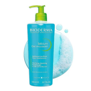 ژل شستشو صورت بایودرما پوست چرب 500 میل