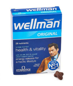 قرص ول من اورجینال ویتابیوتیکس مخصوص آقایان 30 عدد (Vitabiotics Wellman Original) اصل انگلستان