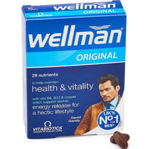 قرص ول من اورجینال ویتابیوتیکس مخصوص آقایان 30 عدد (Vitabiotics Wellman Original) اصل انگلستان