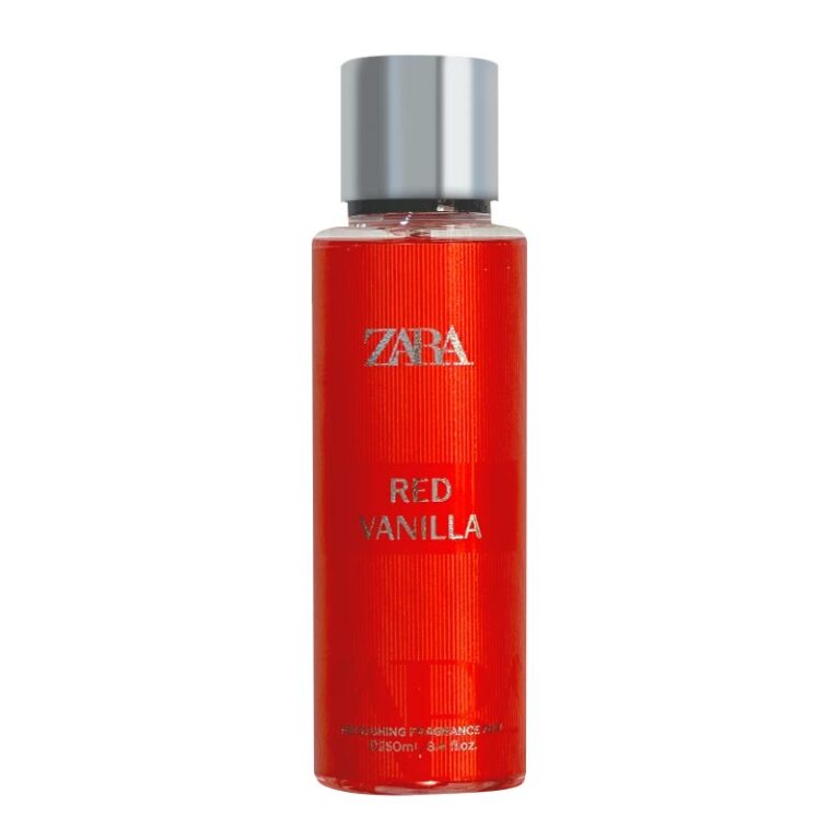 بادی اسپلش زنانه زارا zara رایحه Red Vanilla حجم 250 میل