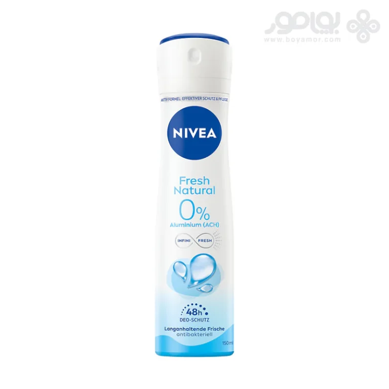 اسپری ضد تعریق نیوا Nivea زنانه مدل Fresh Natural حجم 150 میل