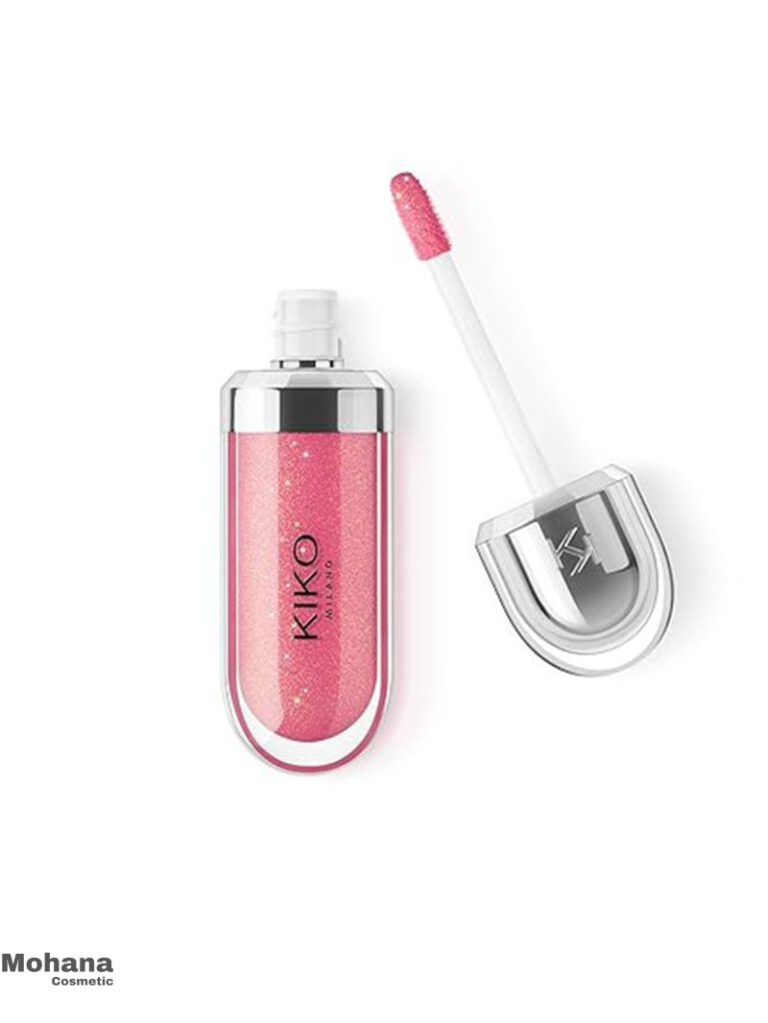 لیپ گلاس آبرسان کیکو Kiko Milano مدل 3d hydra lipgloss رنگ 33 Pearly Watermelon