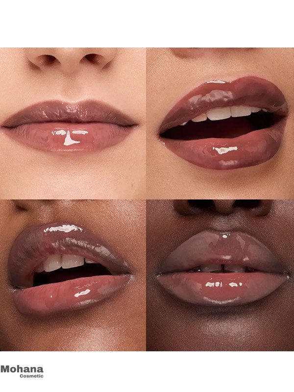لیپ گلاس آبرسان کیکو Kiko Milano مدل 3d hydra lipgloss رنگ 21 Brun Rose