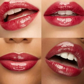 لیپ گلاس آبرسان کیکو Kiko Milano مدل 3d hydra lipgloss رنگ 16 Iridescent Ruby