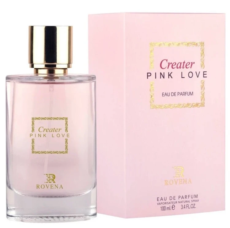 ادکلن زنانه روونا Rovena Creater Pink Love حجم ۱۰۰ میل “کارتیر لا پانته”