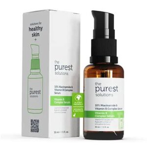 سرم ترمیم کننده نیاسینامید 10٪ و ویتامین B کمپلکس پیورست purest