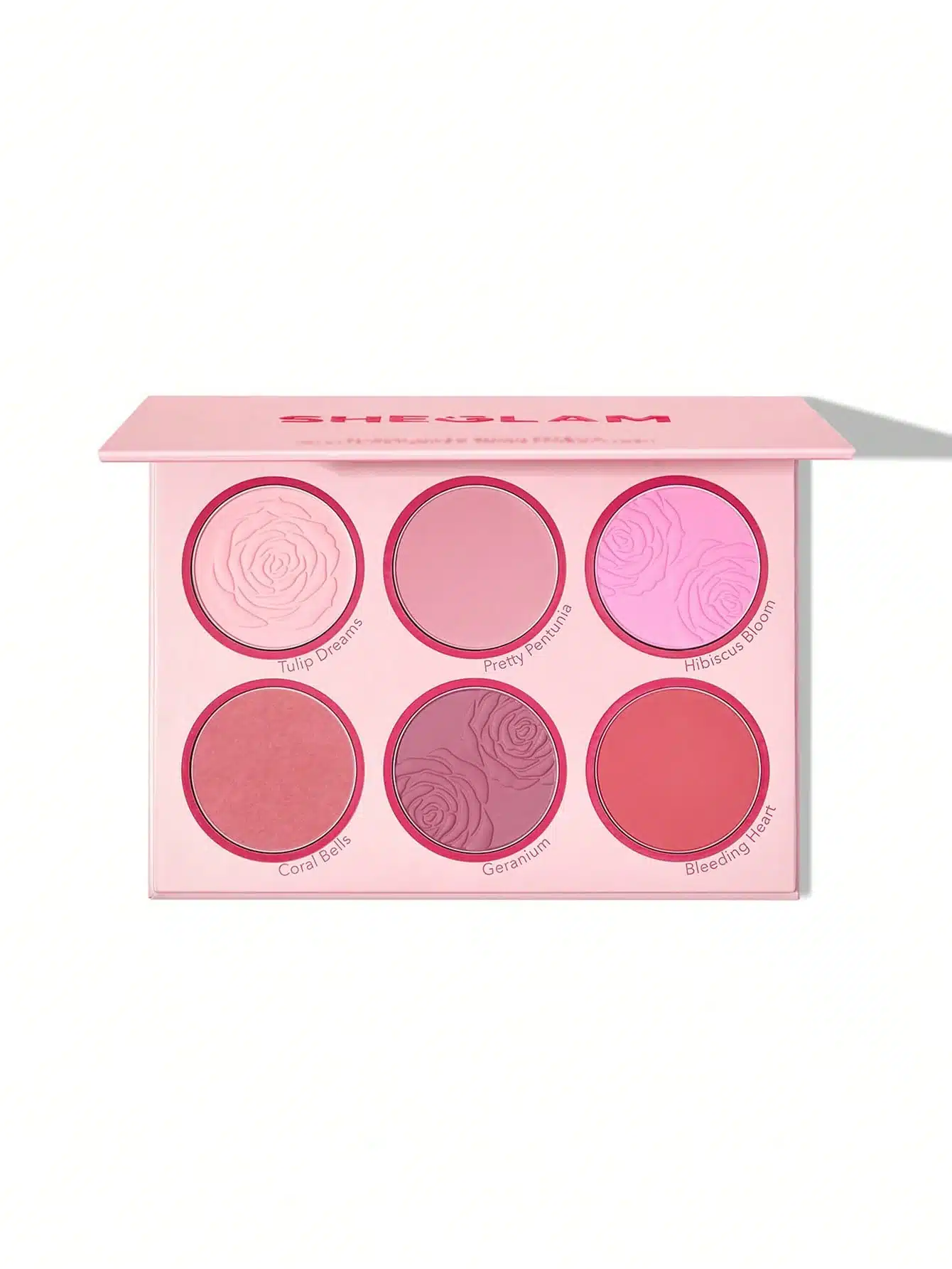 پالت رژ گونه 6 رنگ شیگلم Sheglam مدل Foloral Flush رنگ Blushing Bouquet