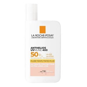 ضد آفتاب فلوئیدی رنگی لاروش پوزای La Roche-Posay مدل Anthlios Uvmune حجم 50میل